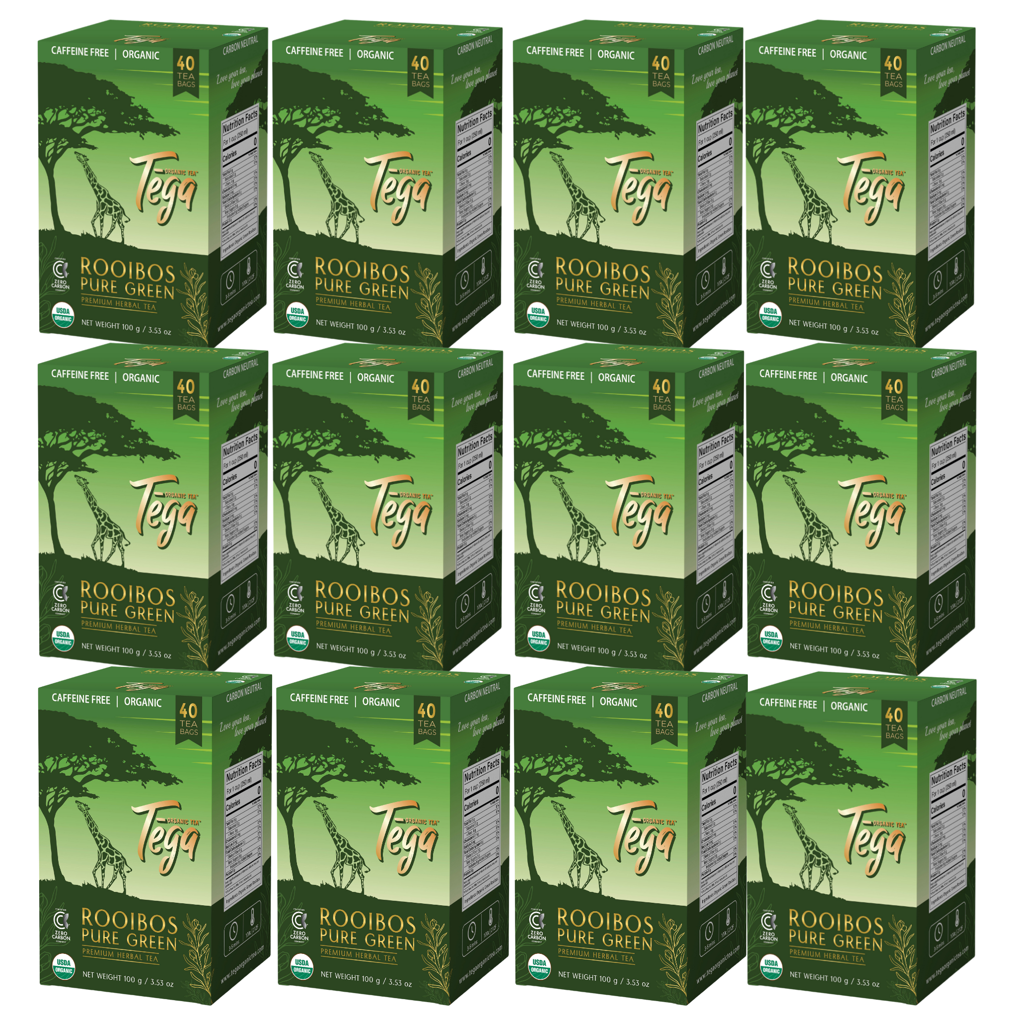 Green Rooibos Value Pack 40ct | Organic